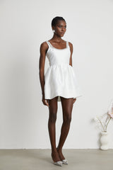 Perrine Kristal Süslü Mini Elbise