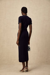 Aïda Süslemeli Ribana Örgü Üst Ve Etek Eşleştirme Seti