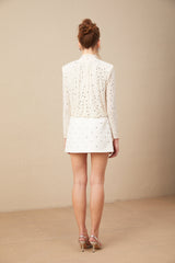 Sevgililer Günü Kristal Süslemeli Bluz