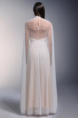 hanley Pearl Kolsuz Uzun Elbise