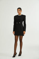 Magali Kum Saati Mini Elbise