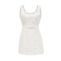 Filipinli Fiyonk Süslü Mini Elbise