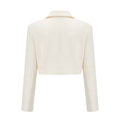 Vivien Çiçek Aplikeli Ceket Ve Etek Eşleştirme Seti