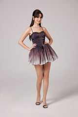 Belle Mor Degrade Mini Elbise