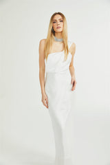 Zoé Tek Omuz Maksi Elbise