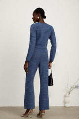 Ghislaine Payet Süslemeli Ceket Ve Pantolon Eşleştirme Seti