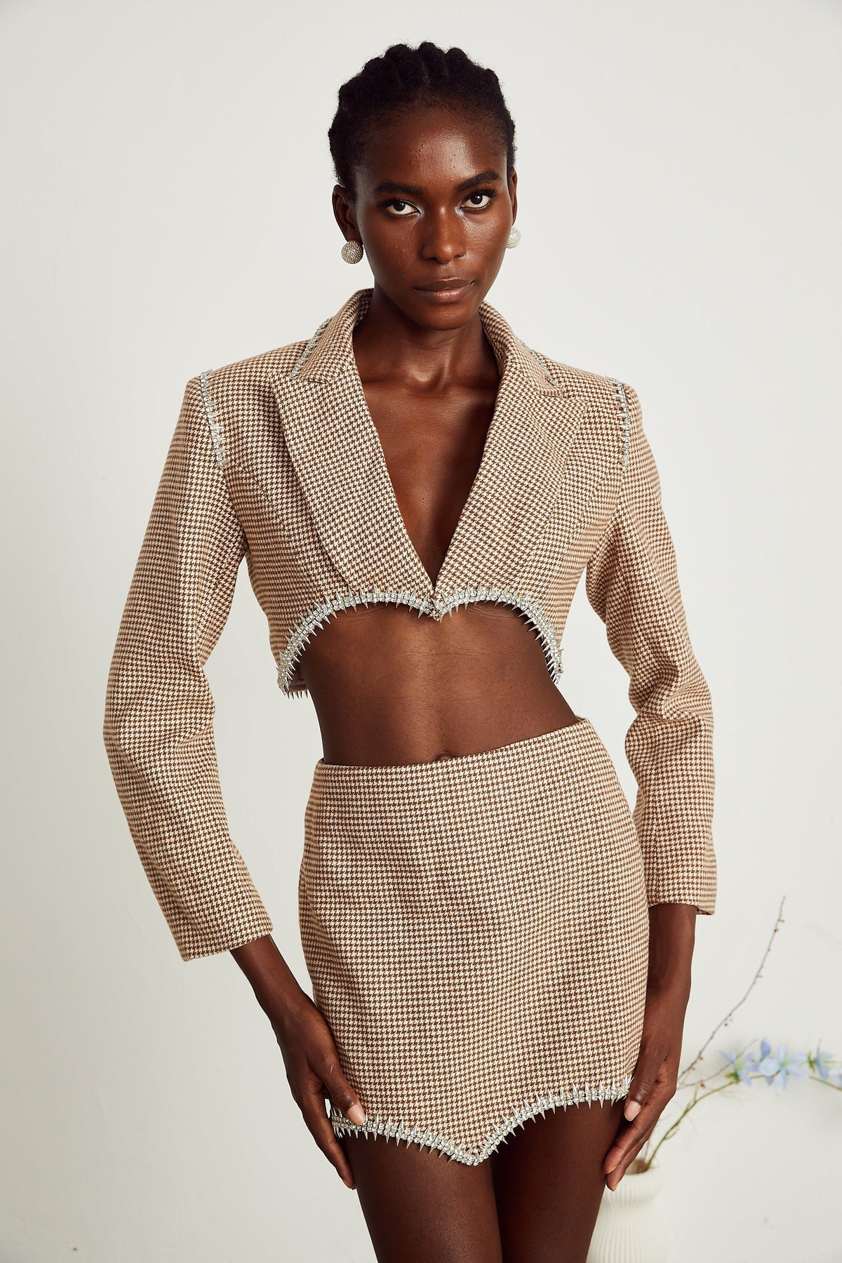 Verity Jakarlı Ceket & Etek Kombin Seti