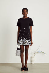 Rachel'In Kristal İşlemeli Mini Elbisesi