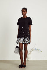 Rachel'In Kristal İşlemeli Mini Elbisesi