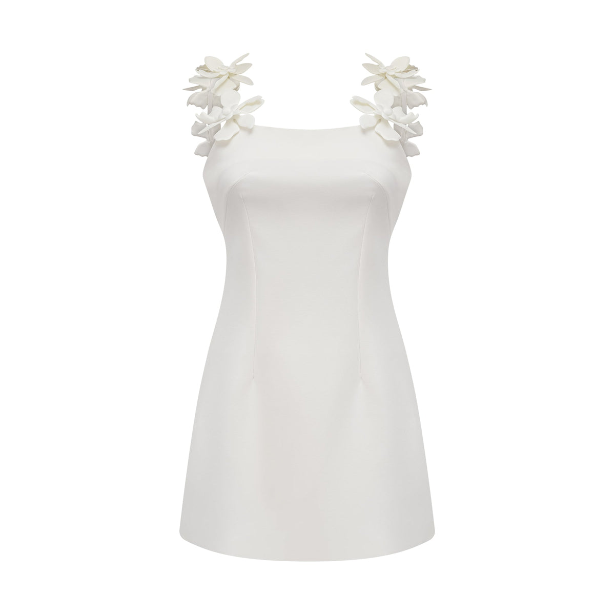 Adara Sahte Çiçekli Mini Elbise