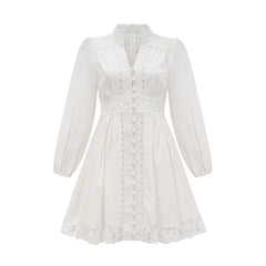 Margaux Dantel Süslü Mini Elbise