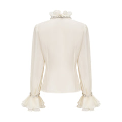 Abnes Fırfırlı Süslemeli Gömlek