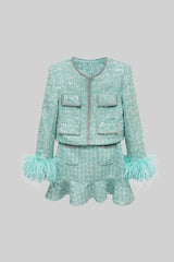 Parıltılı 2 Parçalı Takım